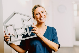 Carina, Zahnmedizinische Prophylaxeassistentin der Zahnarztpraxis Villa Mundgesund in Bamberg